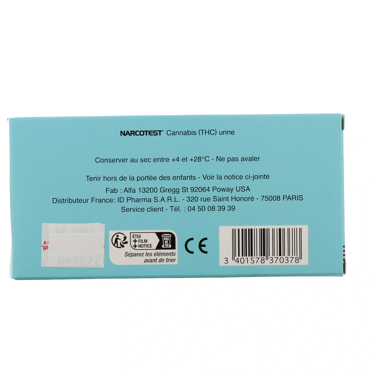 Narcotest Autotest THC - Vue 3