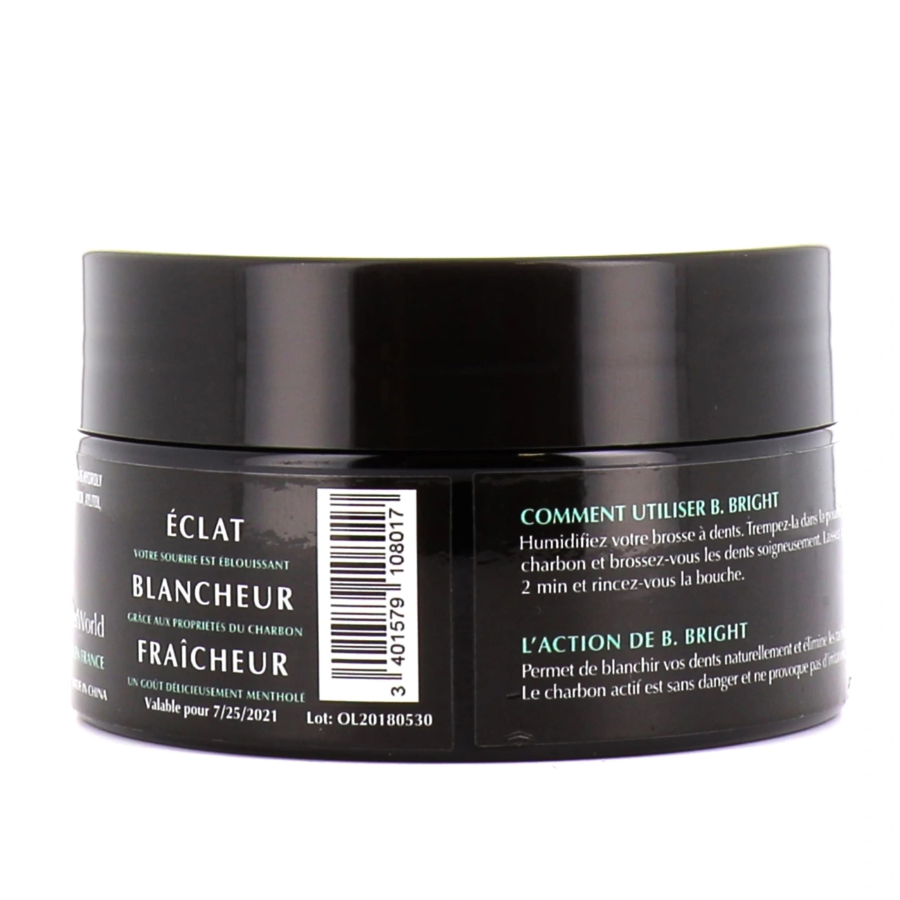 Diet World B.Bright Poudre de Charbon Blanchiment Dentaire - Vue 2