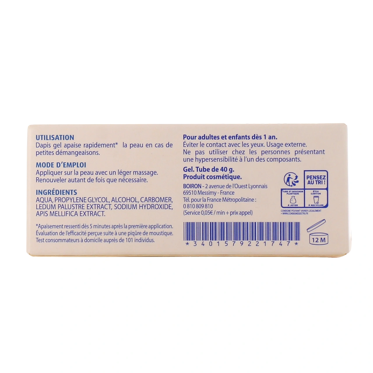 Boiron Dapis Gel Apaisant - Vue 3