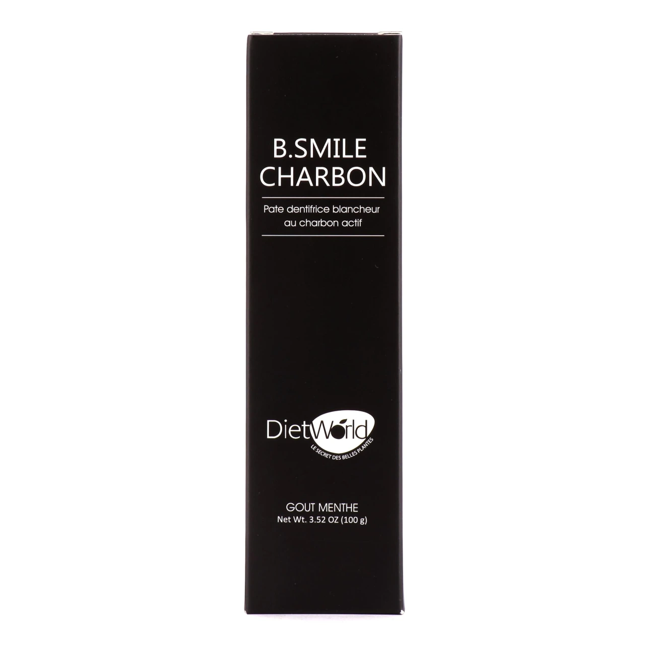 Diet World B.Smile Dentifrice Blancheur Charbon Actif Goût Menthe - Vue 4