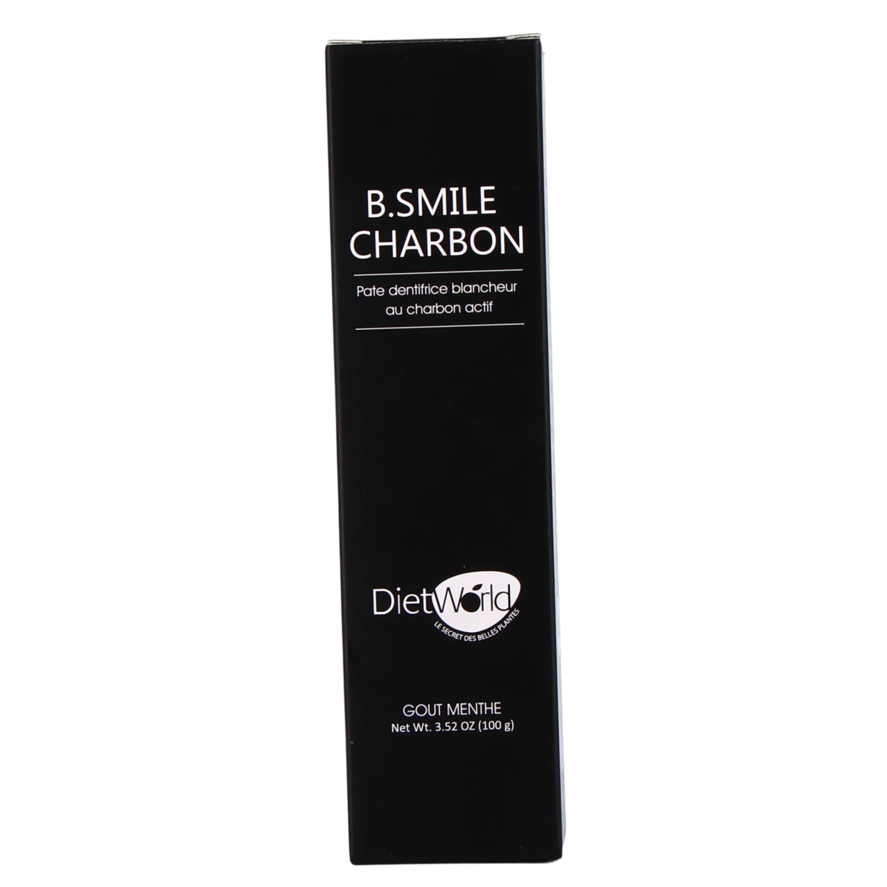 Diet World B.Smile Dentifrice Blancheur Charbon Actif Goût Menthe - Vue 2