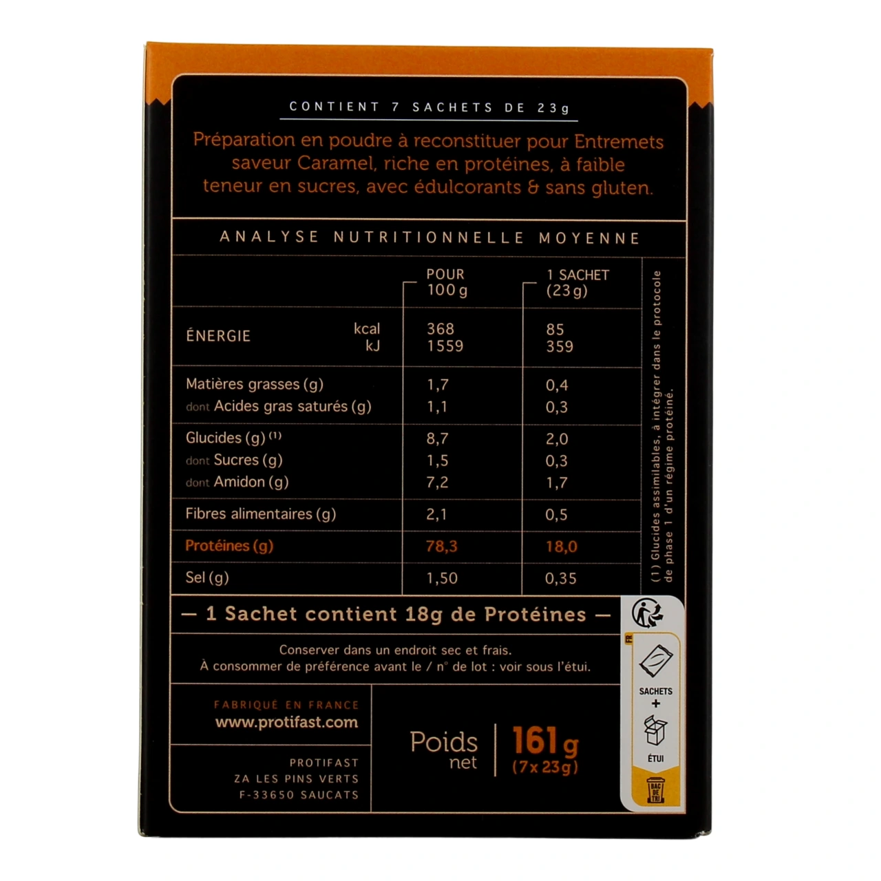 Protifast Entremets Caramel - Vue 3