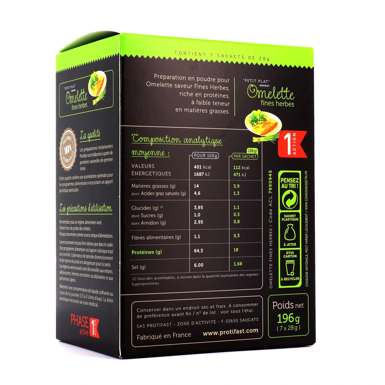 Protifast Omelette Fines Herbes - Vue 4