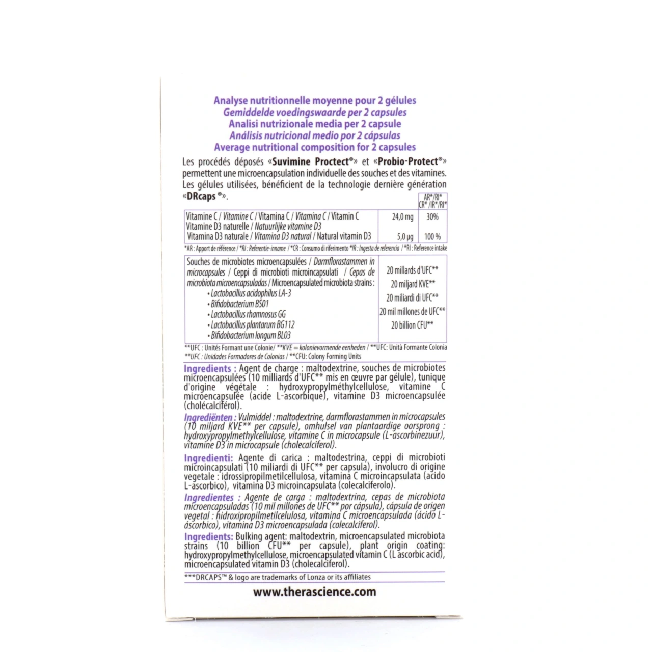 Therascience Teoliance Premium Ferments Lactiques - Vue 2