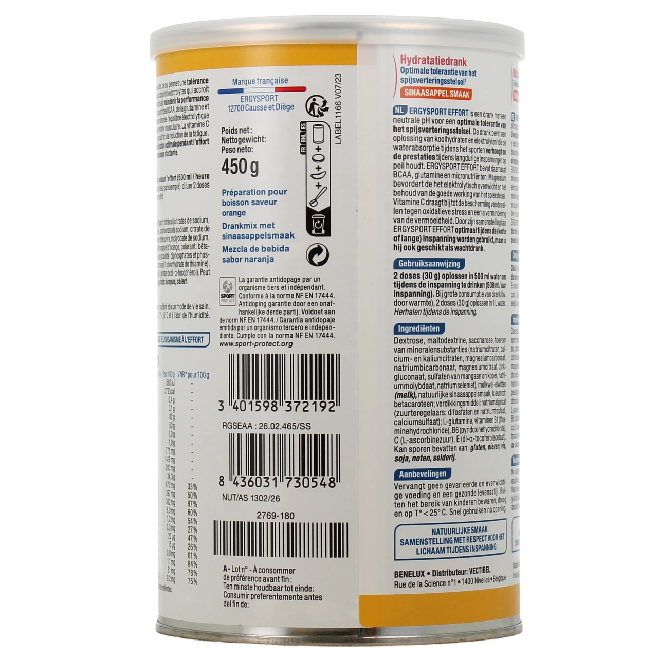 Ergysport Effort Boisson d'Hydratation - Vue 10