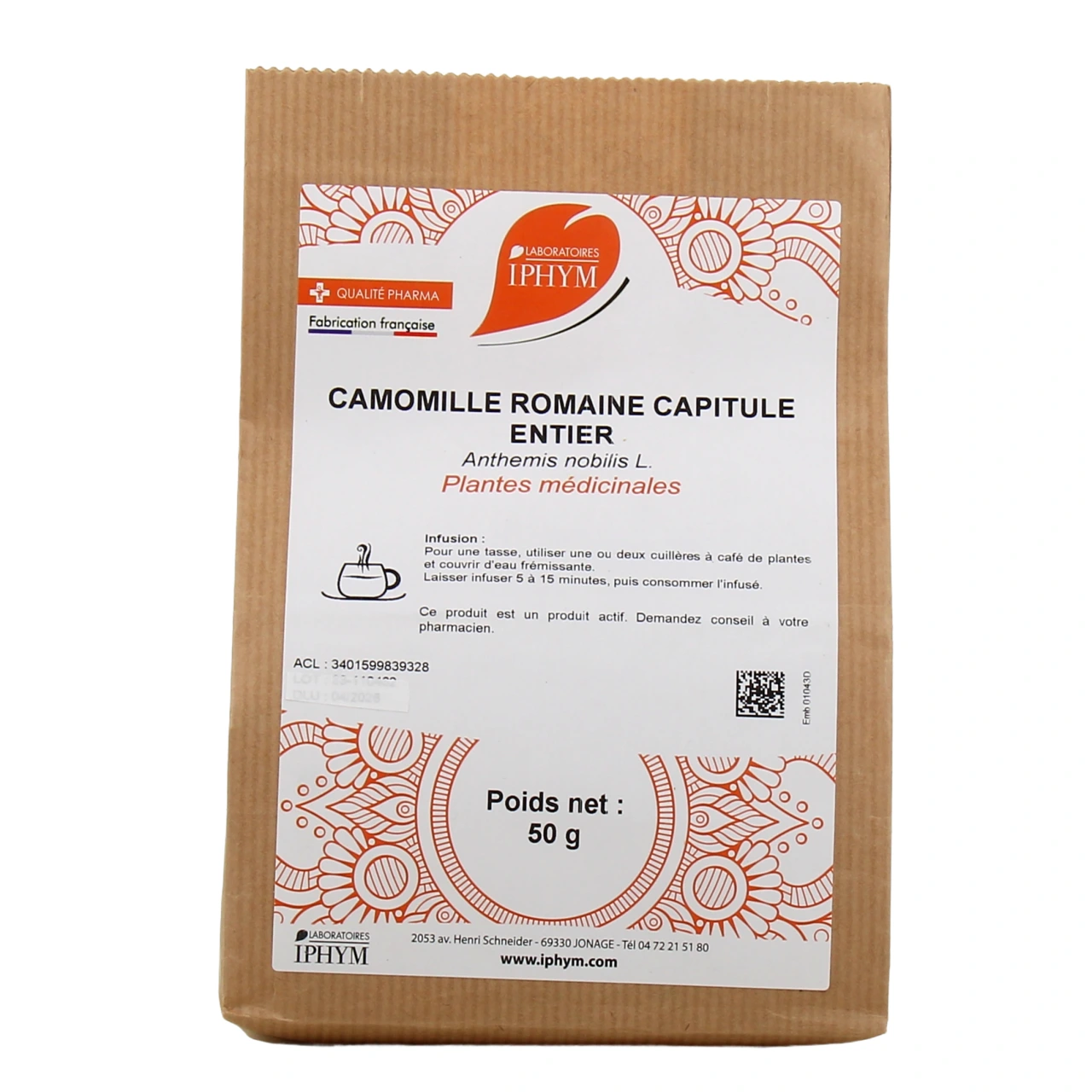 Iphym Camomille Romaine Capitule Entier - Vue 2