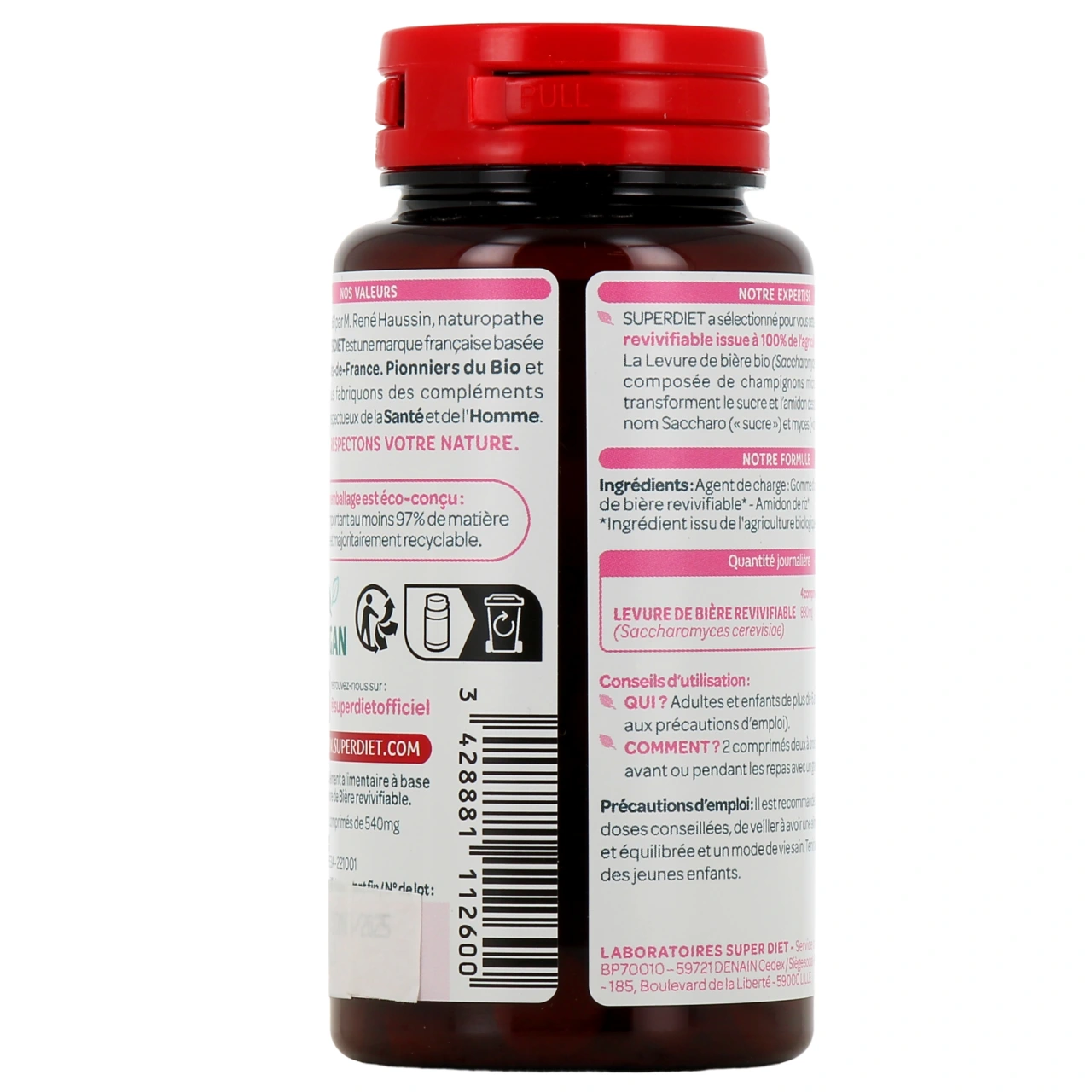 Super Diet Levure De Bière Revivifiable Bio - Vue 3
