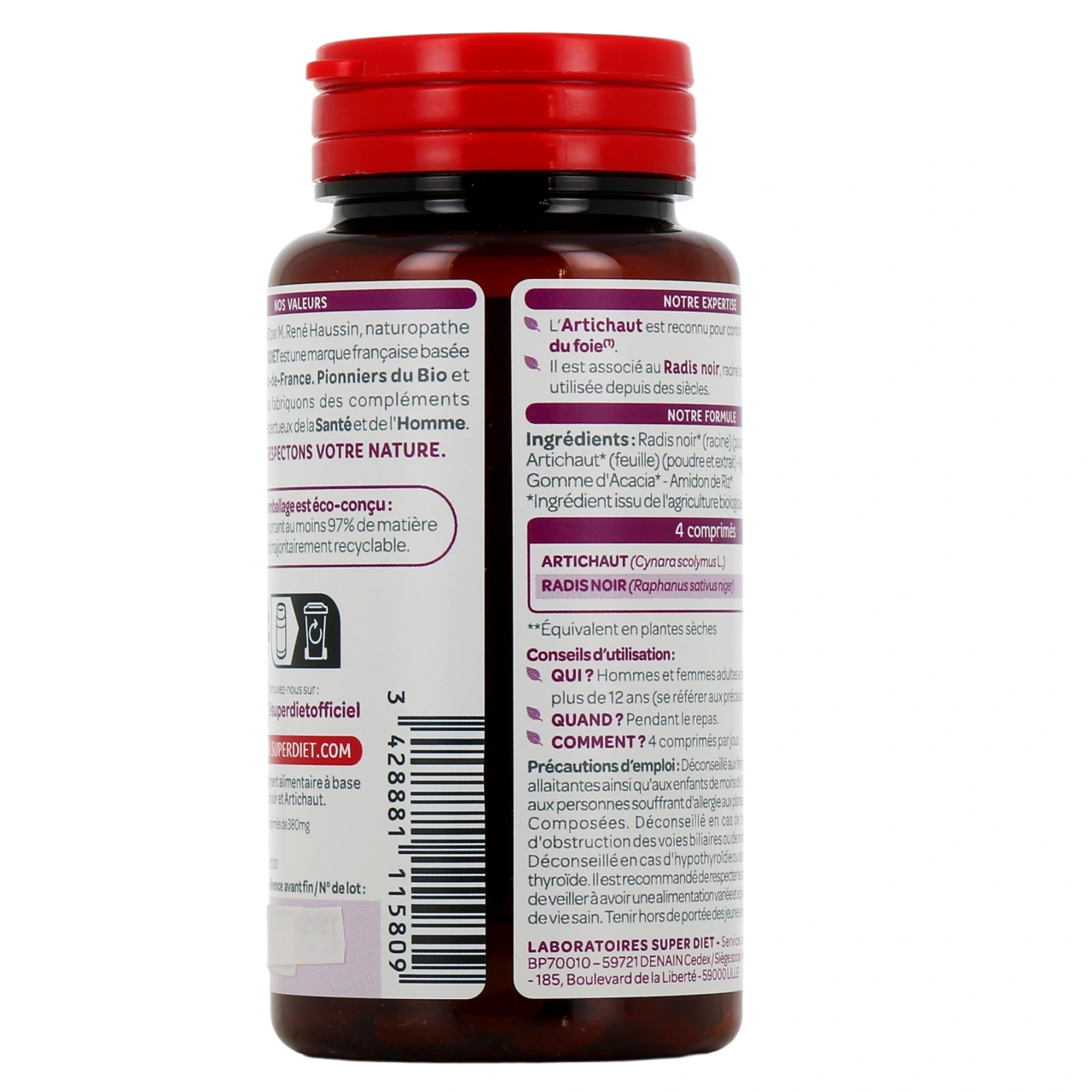 Super Diet Radis Noir Artichaut Bio - Vue 3