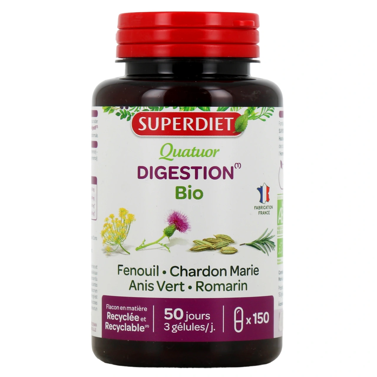 Super Diet Quatuor Digestion Bio - Vue 2
