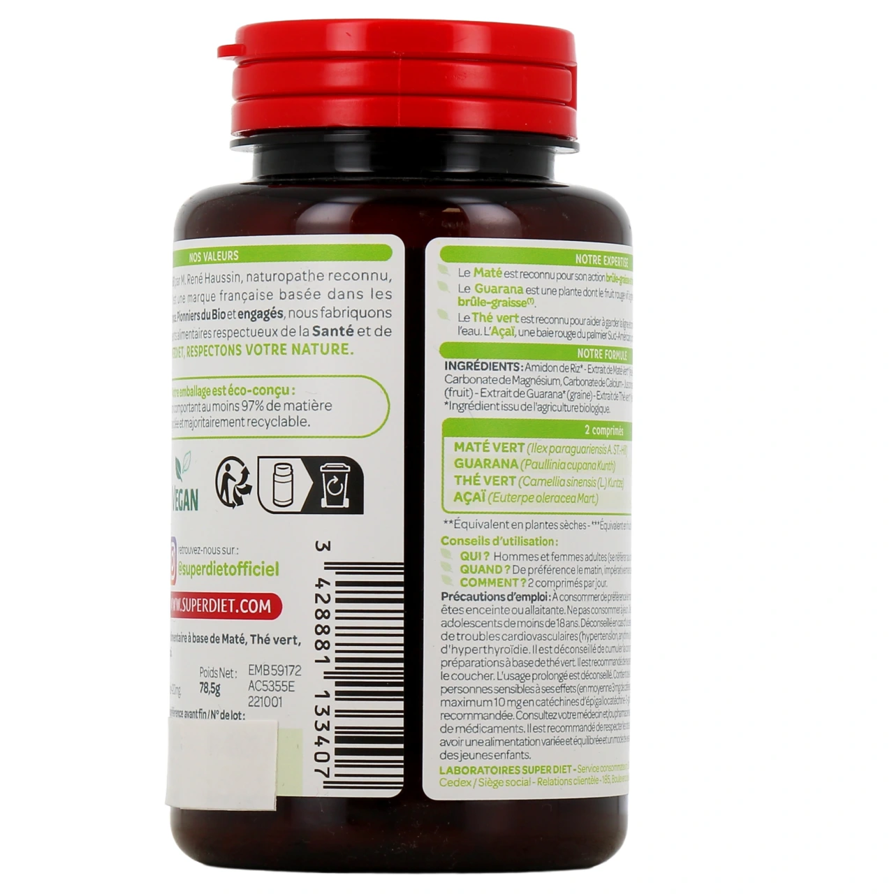 Super Diet Quatuor Brûle-Graisse Bio - Vue 5