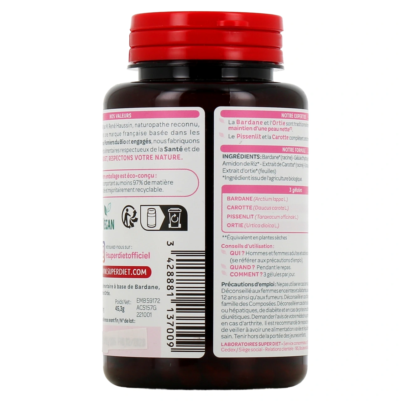 Super Diet Quatuor Beauté de la Peau Bio - Vue 3