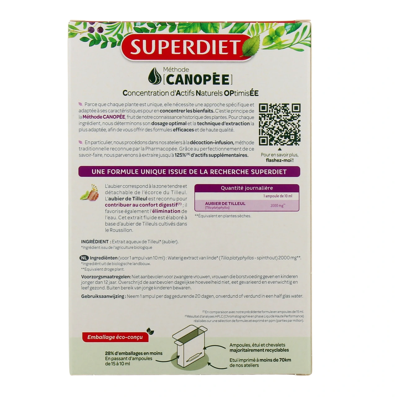 Super Diet Aubier de Tilleul Bio - Vue 3