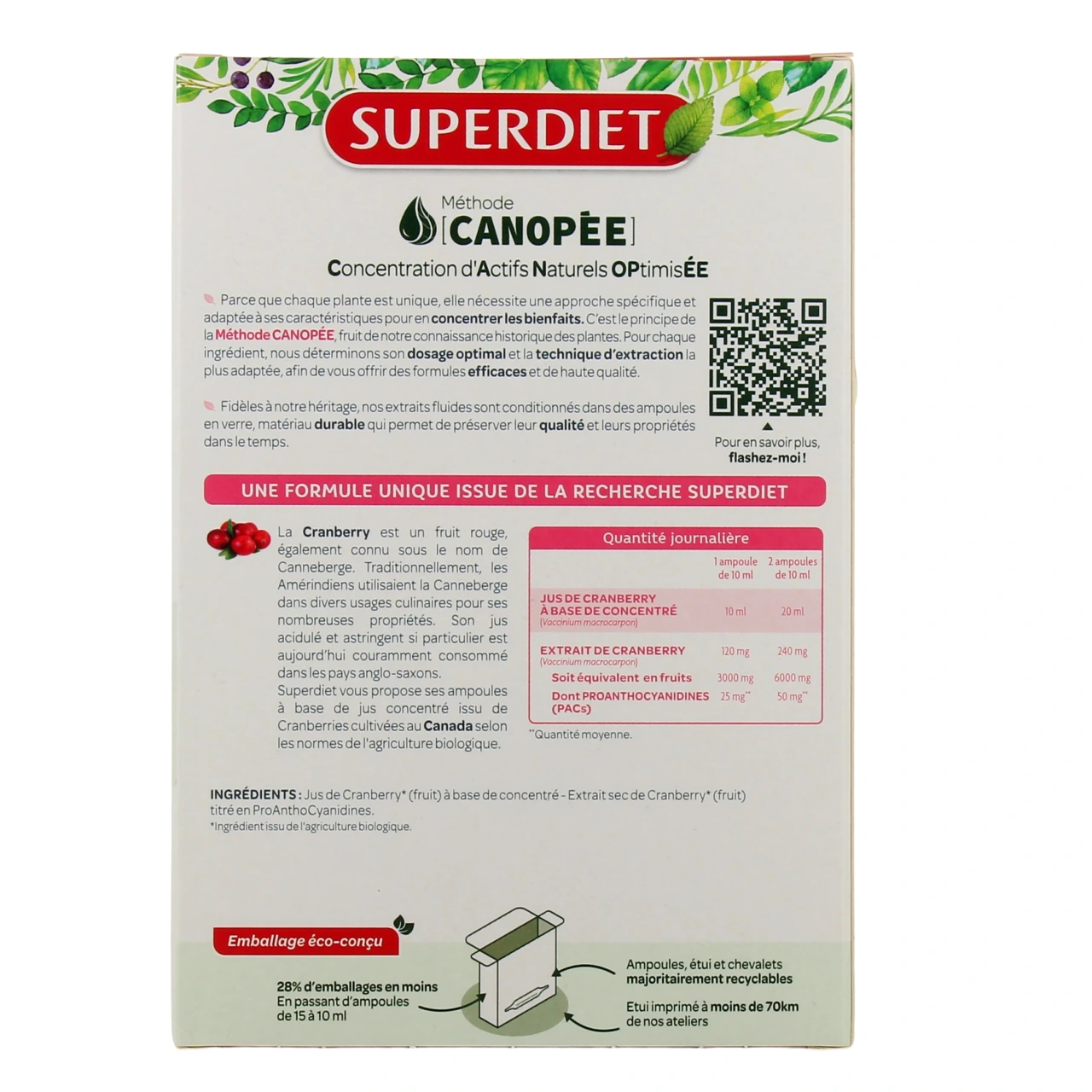 Super Diet Cranberry - Vue 3