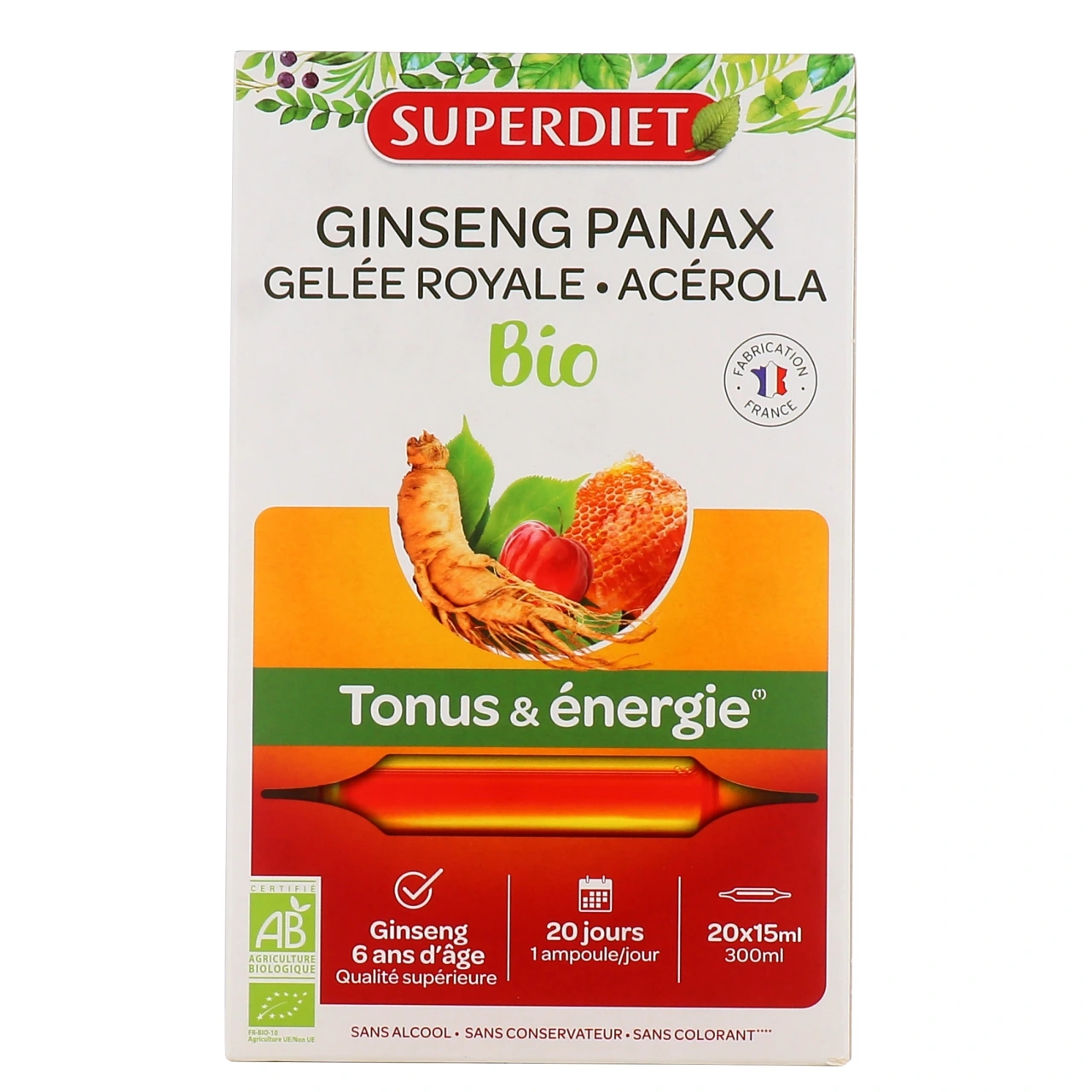 Super Diet Ginseng Gelée Royale Acérola Bio - Vue 2