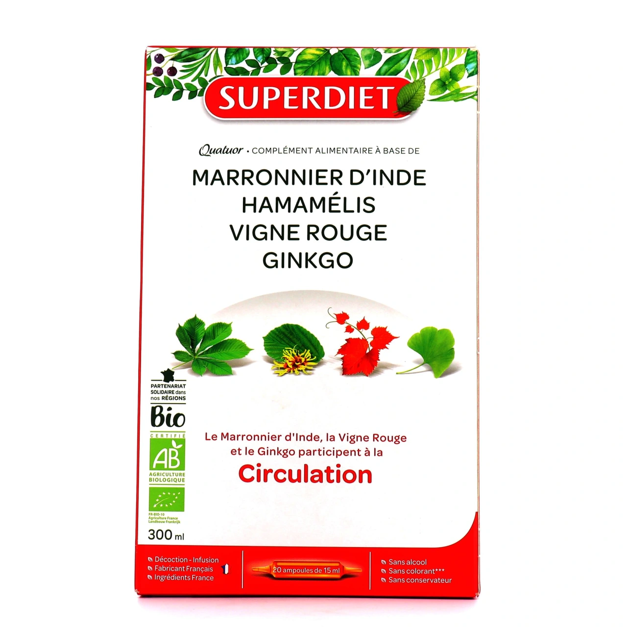 Super Diet Quatuor Circulation Bio - Superdiet