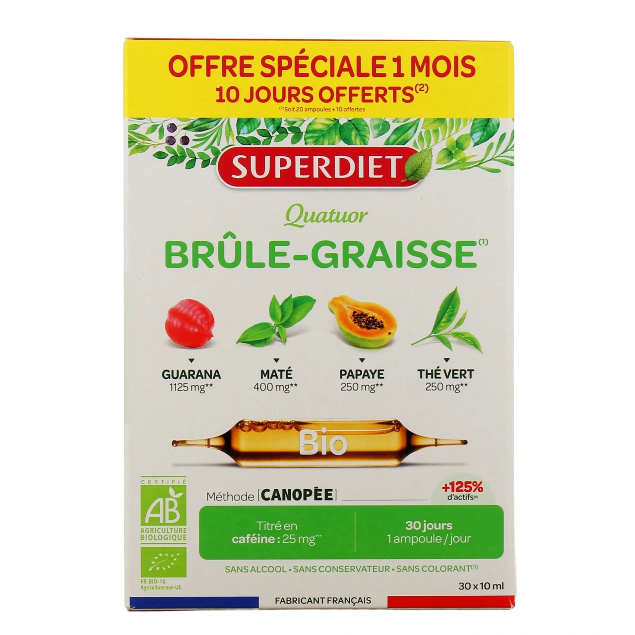 Super Diet Quatuor Brûle Graisse Bio - Vue 2