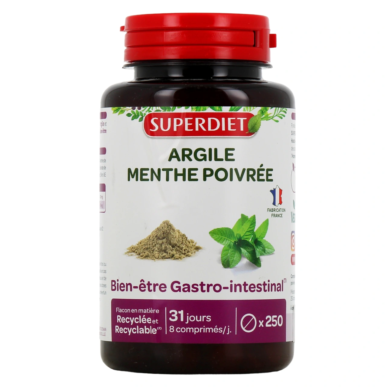 Super Diet Argile Verte Menthe Poivrée - Vue 2