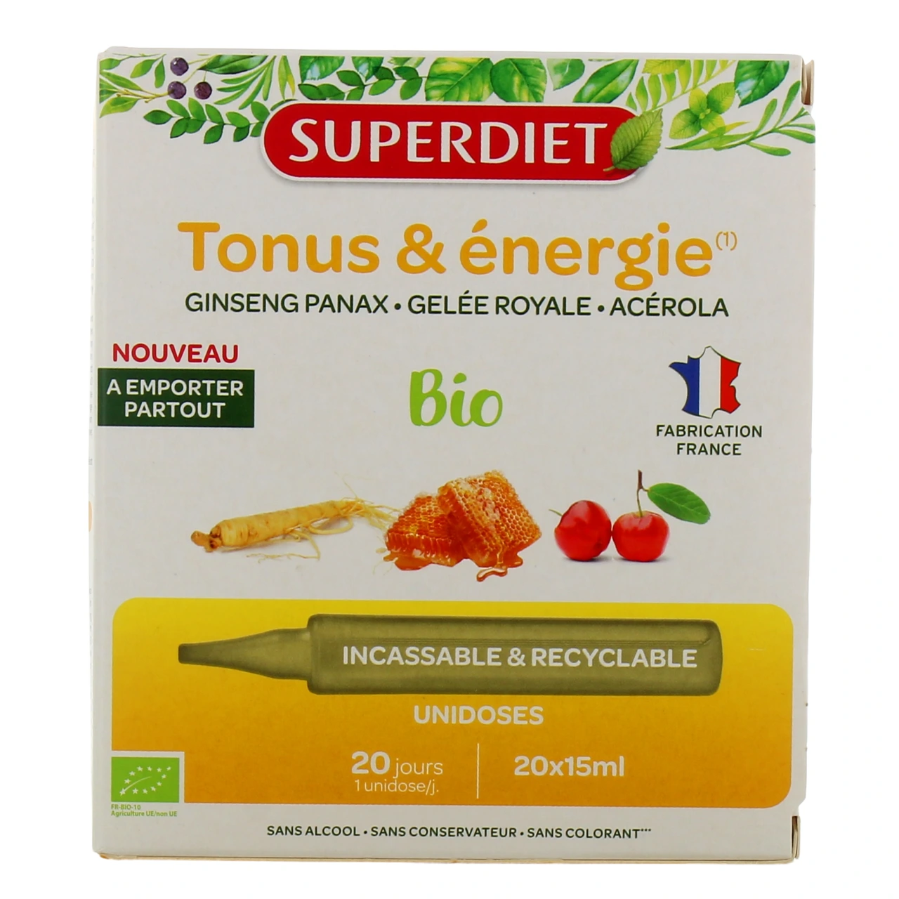 Super Diet Ginseng Gelée Royale Acérola Bio - Vue 4