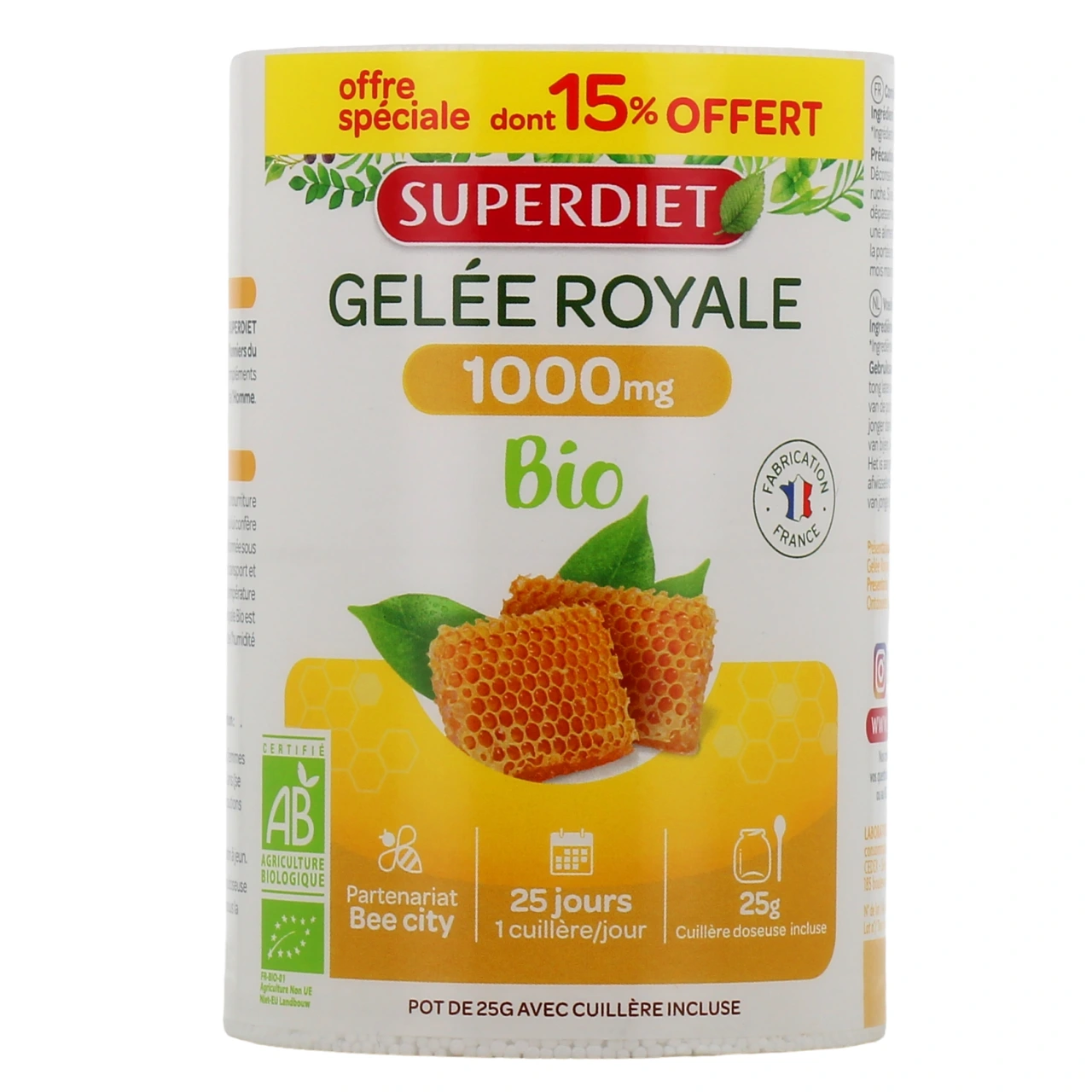 Super Diet Gelée Royale Bio 1000 mg - Vue 2