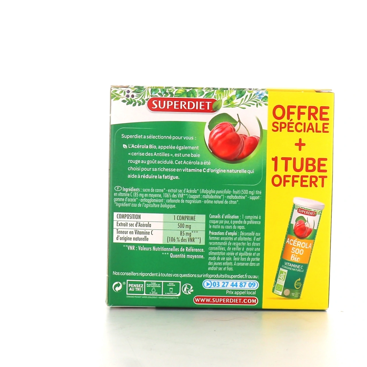 Super Diet Acérola 500 Bio - Vue 7