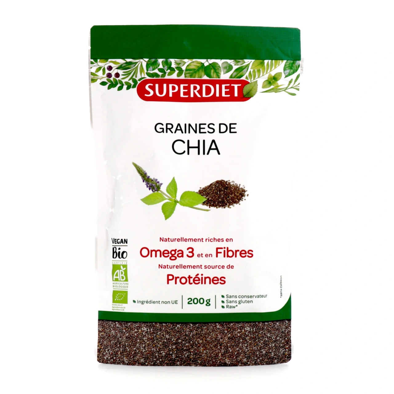Super Diet Graines De Chia Bio - Superdiet
