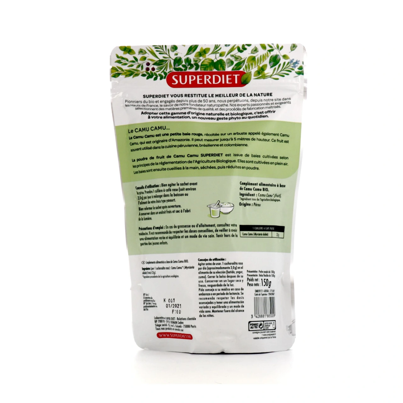 SuperDiet Camu Camu Bio - Vue 2