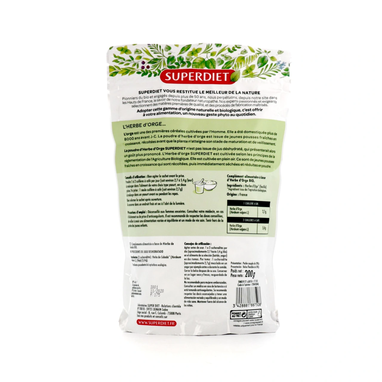 Super Diet Herbe d'Orge Bio - Vue 2