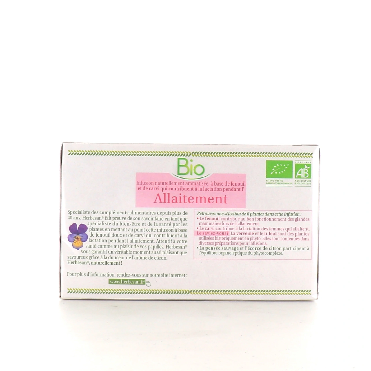 Herbesan Infusion Bio Allaitement - Vue 5