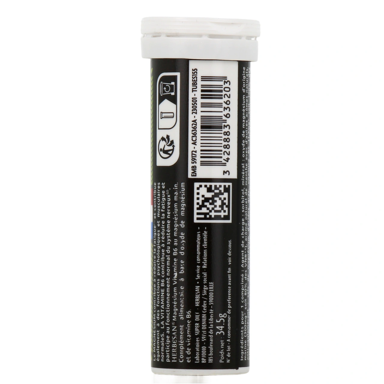 Herbesan Magnésium Vitamine B6 Fatigue Nervosité - Vue 3