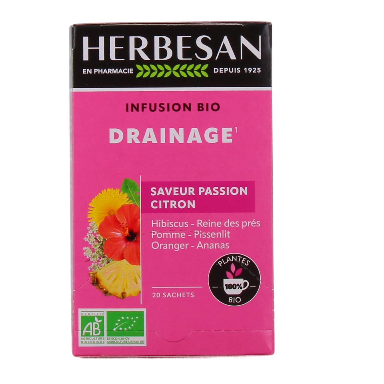 Herbesan Infusion Bio Drainante - Vue 2