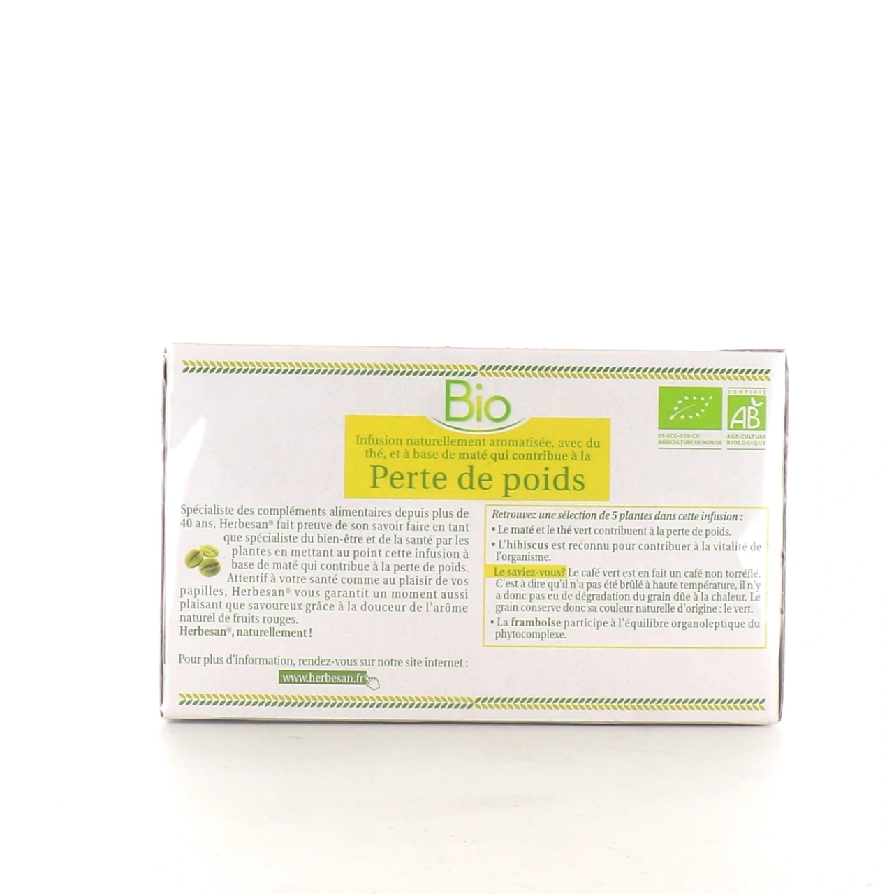 Herbesan Infusion Bio Perte de Poids - Vue 5