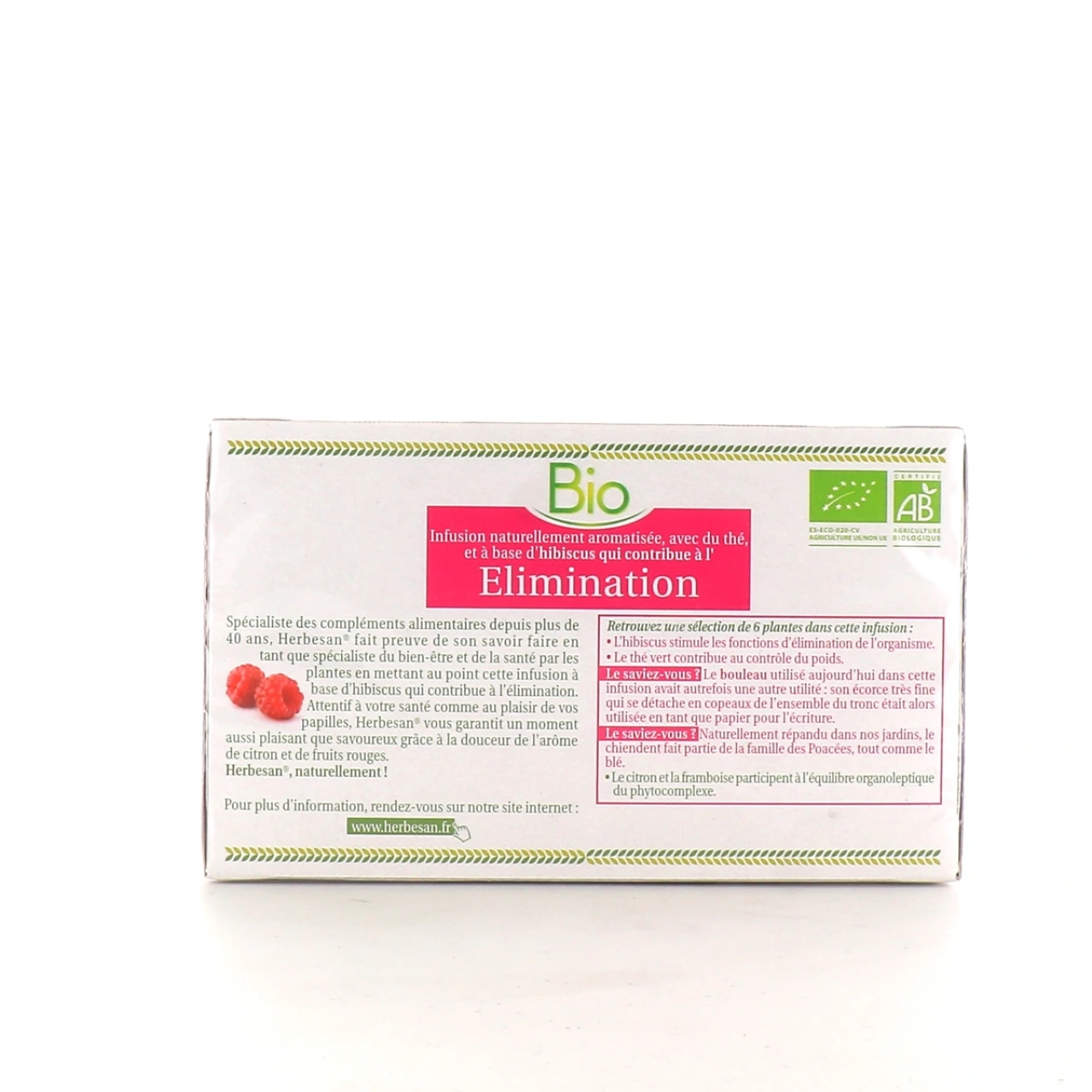 Herbesan Infusion Bio Elimination - Vue 2