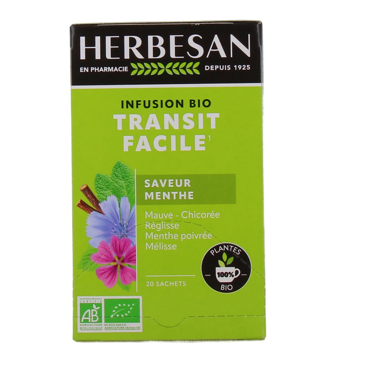 Herbesan Infusion Bio Transit Facile - Vue 2