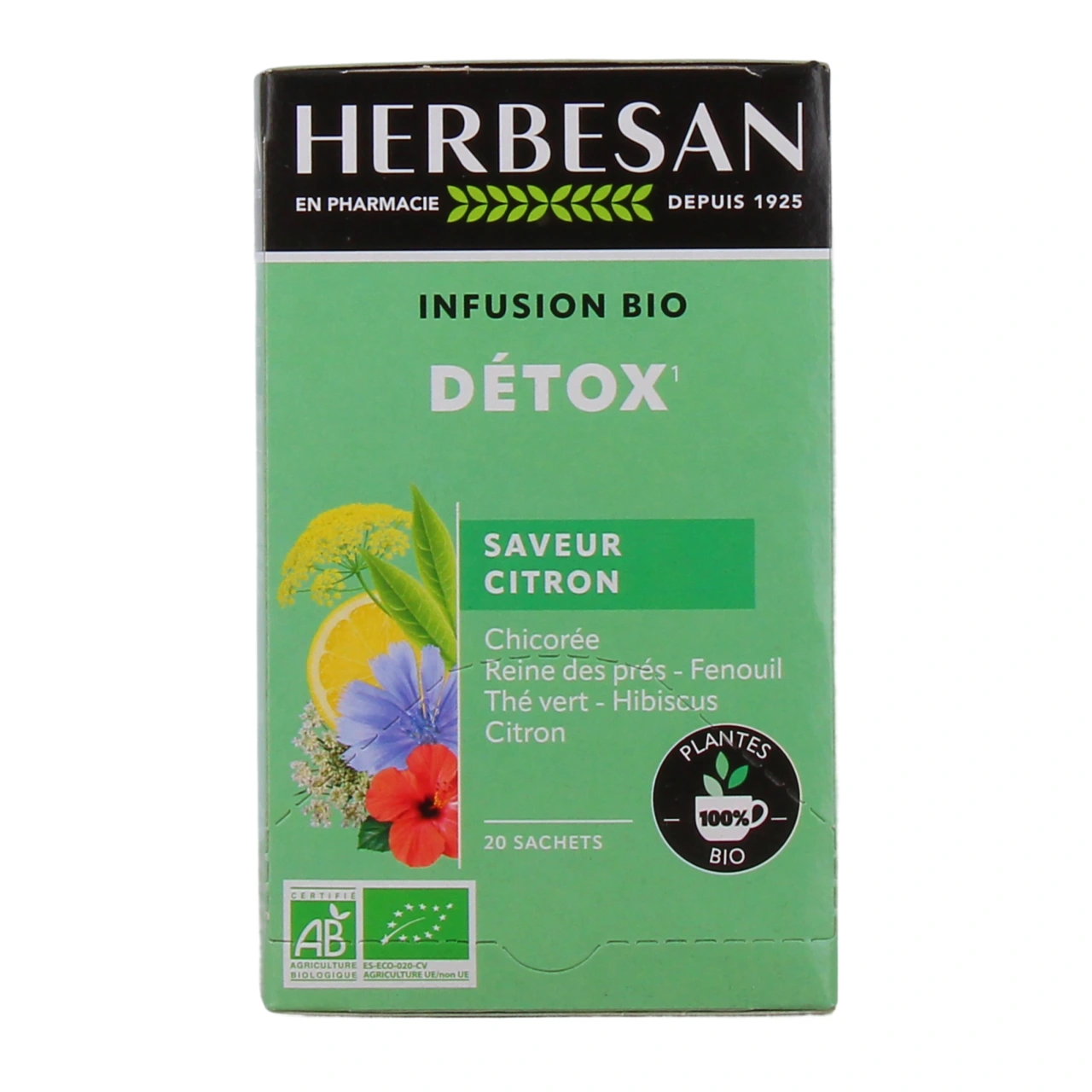 Herbesan Infusion Bio Détox - Vue 2