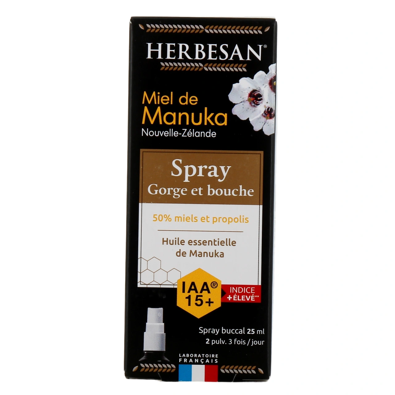 Spray Gorge et Bouche Miel de Manuka IAA 10+ - Vue 2