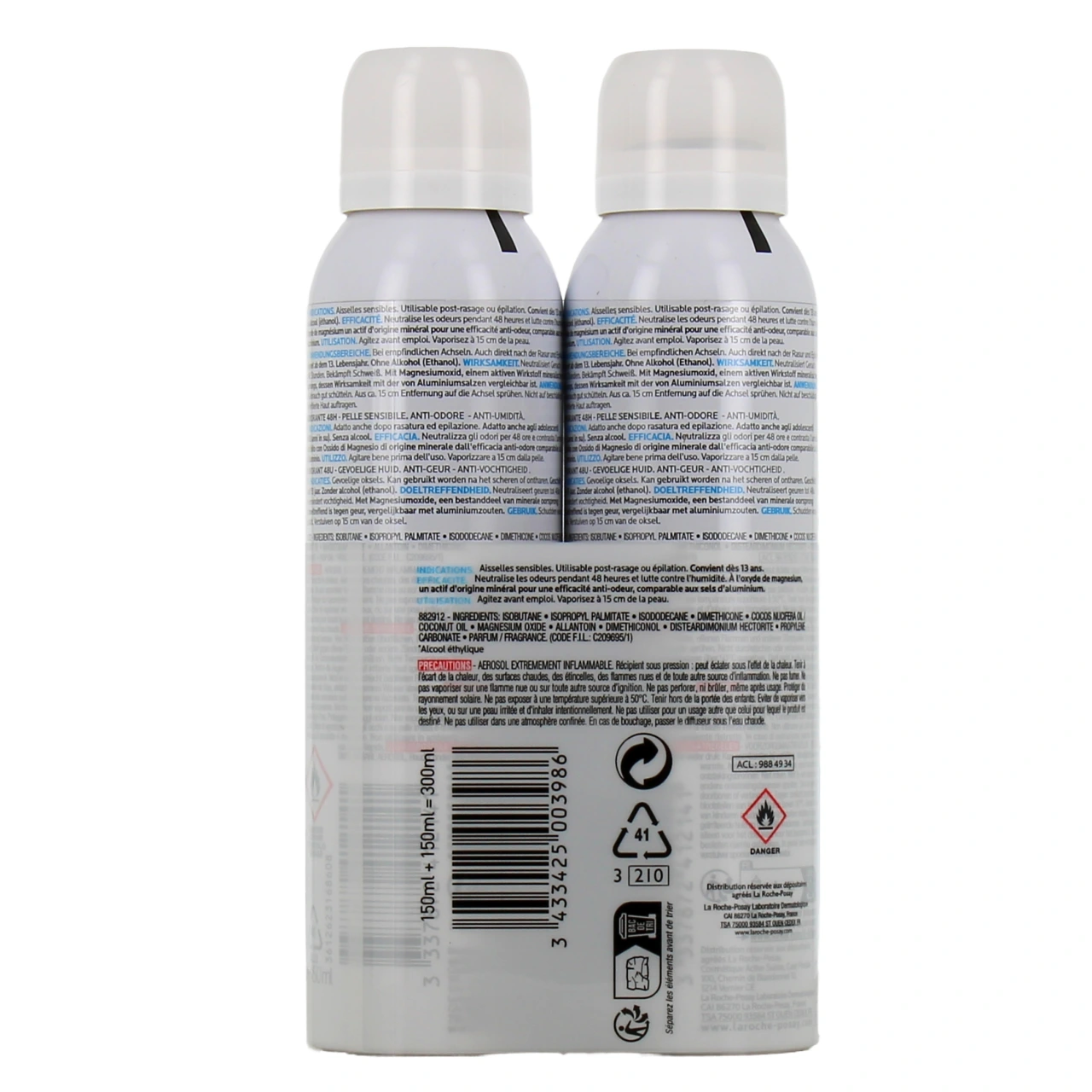 La Roche Posay Déodorant physiologique 48h Aérosol - Vue 3