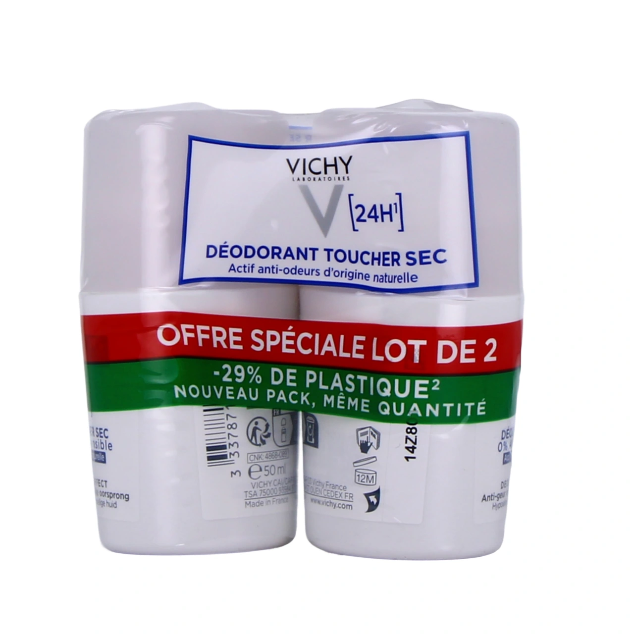 Vichy Déodorant 24h sans sels d'aluminium - Vue 2