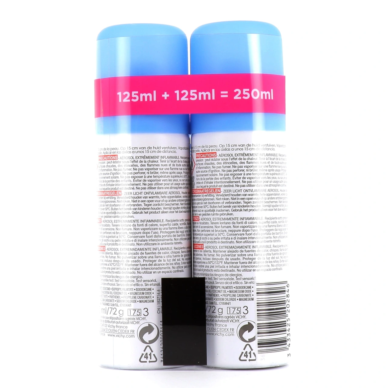 Vichy Déodorant Minéral 48h sans sels d'aluminium - Vue 7