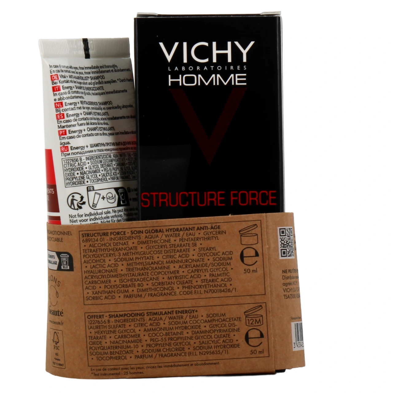 Vichy Homme Structure Force Soin Global Hydratant Anti-Age - Vue 6