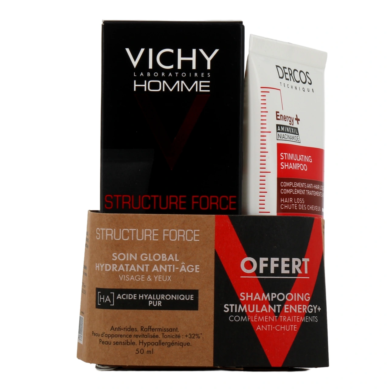 Vichy Homme Structure Force Soin Global Hydratant Anti-Age - Vue 5