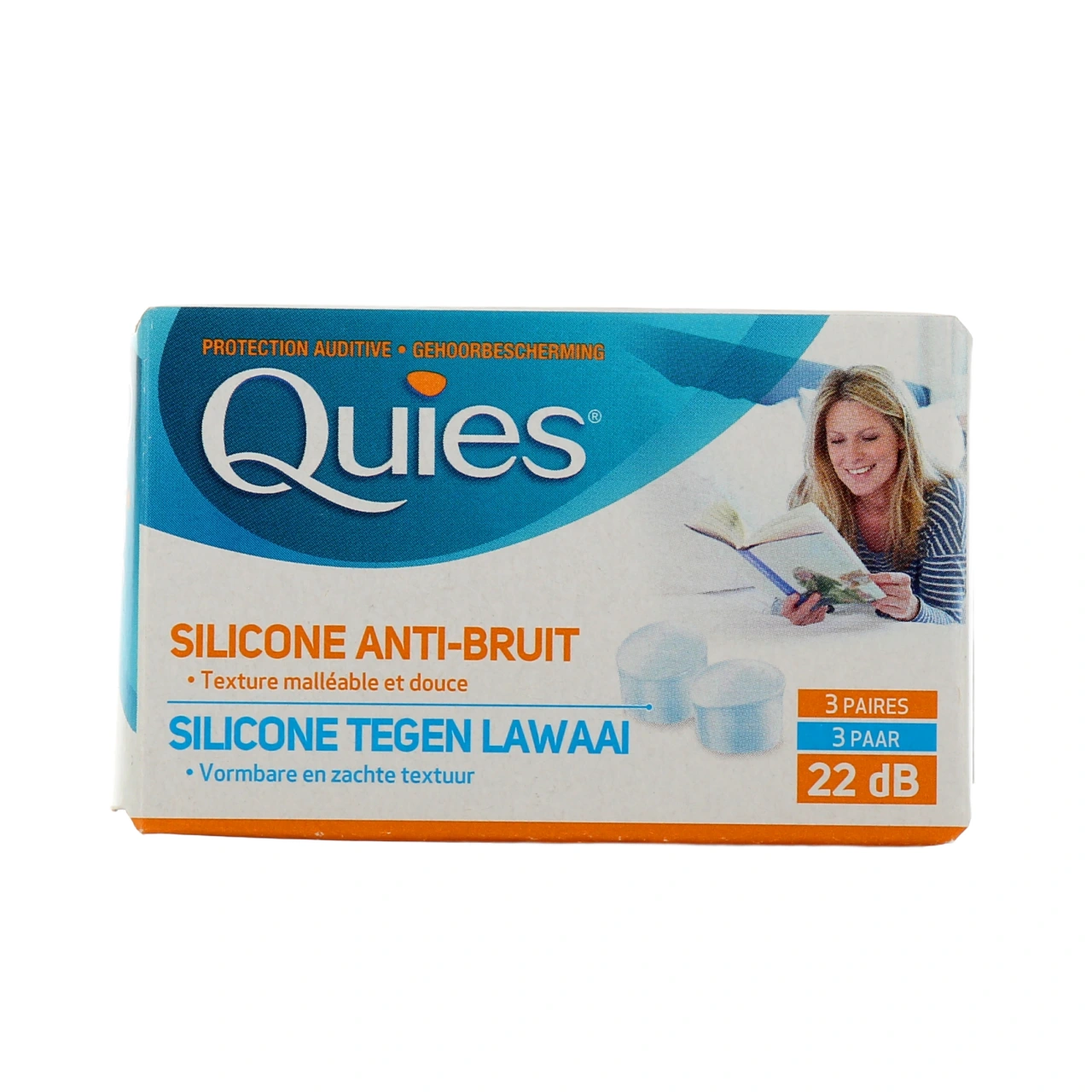 Quies Protection Auditive Silicone Anti-bruit Discrétion - Vue 2