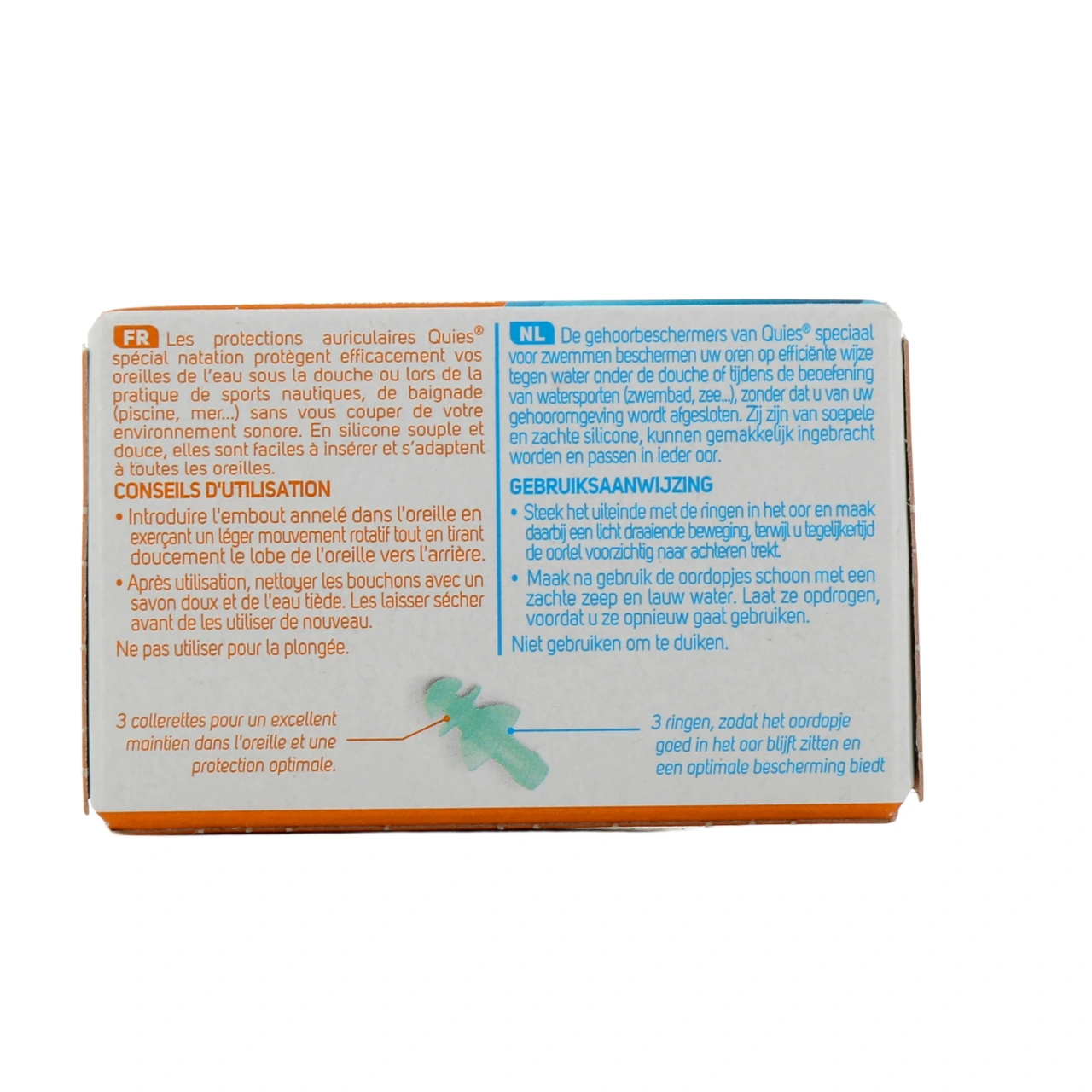 Quies Aquaplug Protection Auditive spécial Natation - Vue 6