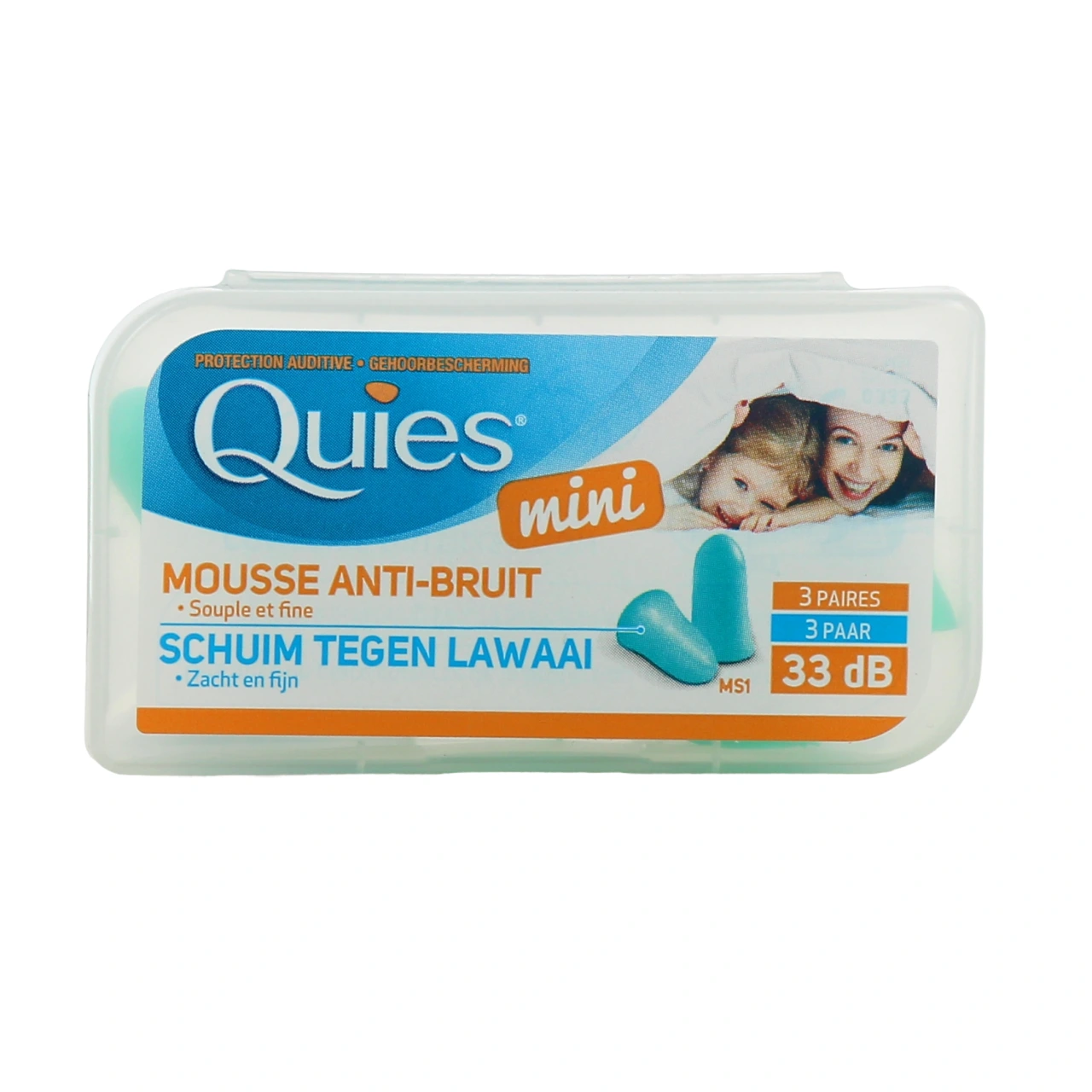 Quies Mini Protection Auditive en Mousse 3 Paires - Vue 2