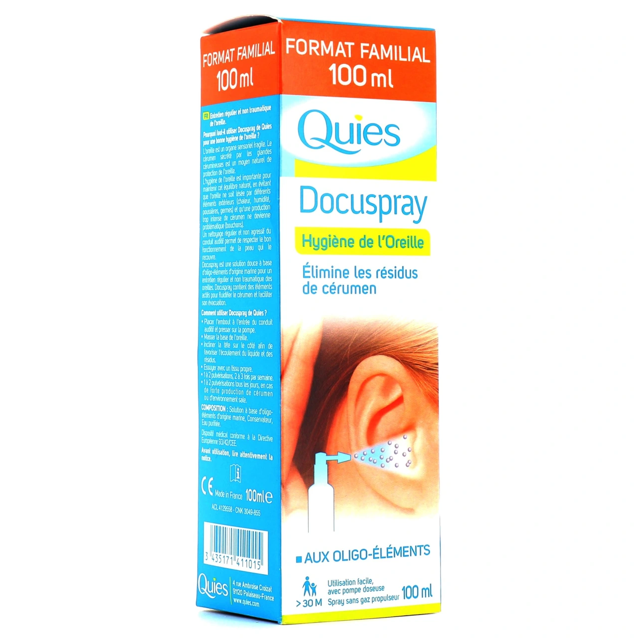 Quies Docuspray Hygiène de l'Oreille - Vue 5