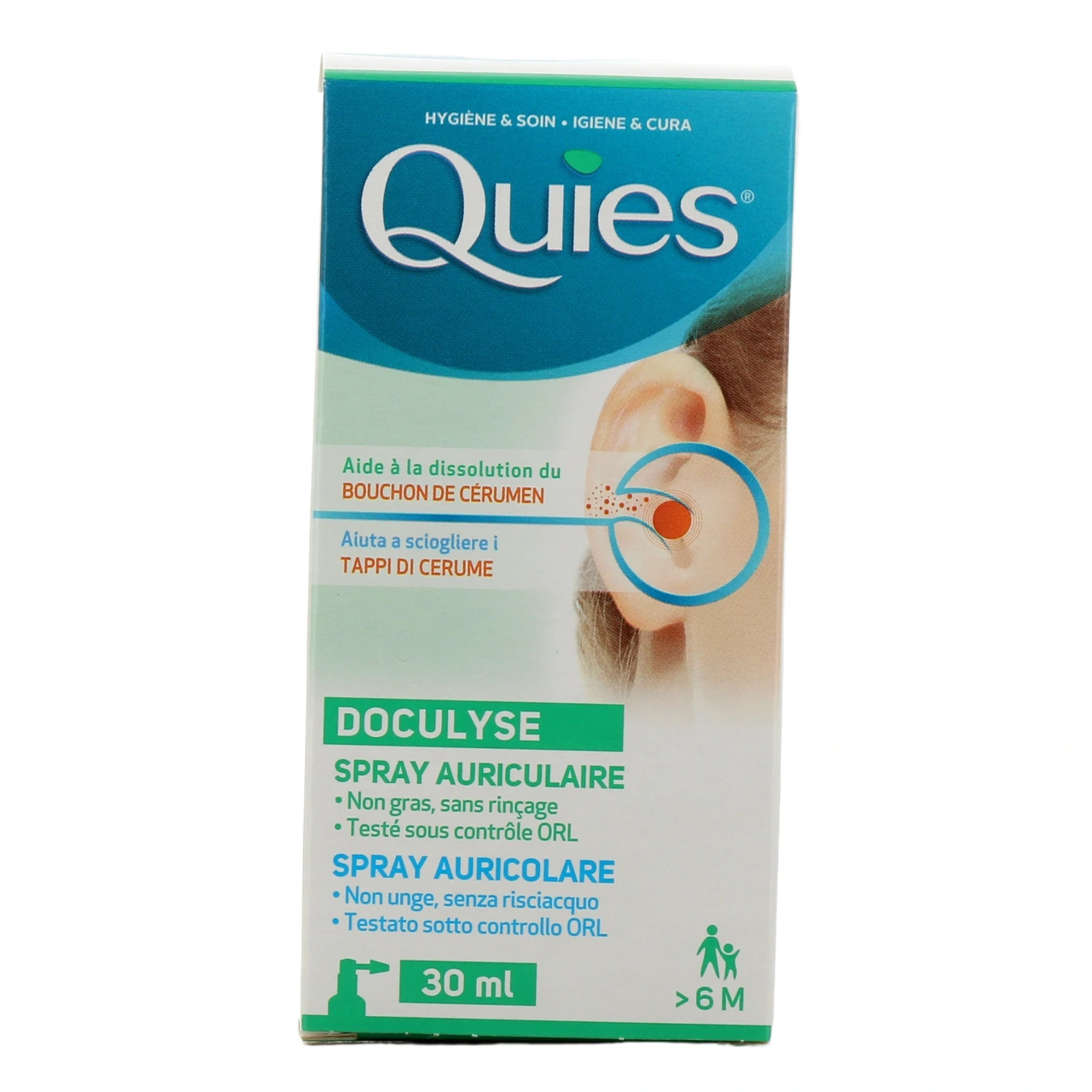 Quies Doculyse Spray Auriculaire Anti-Bouchon de Cérumen - Vue 2
