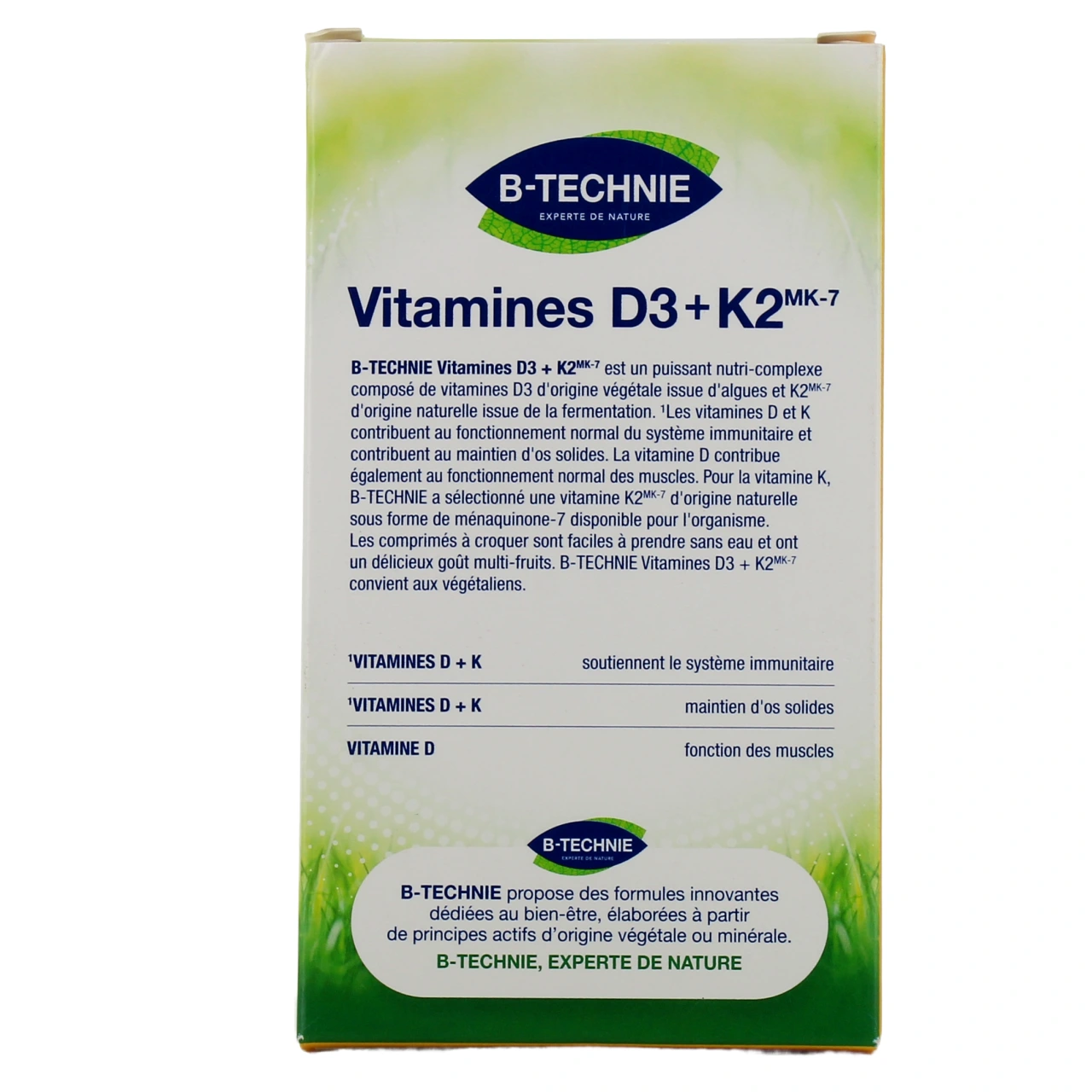 B-Technie Vitamines D3 + K2 - Vue 3