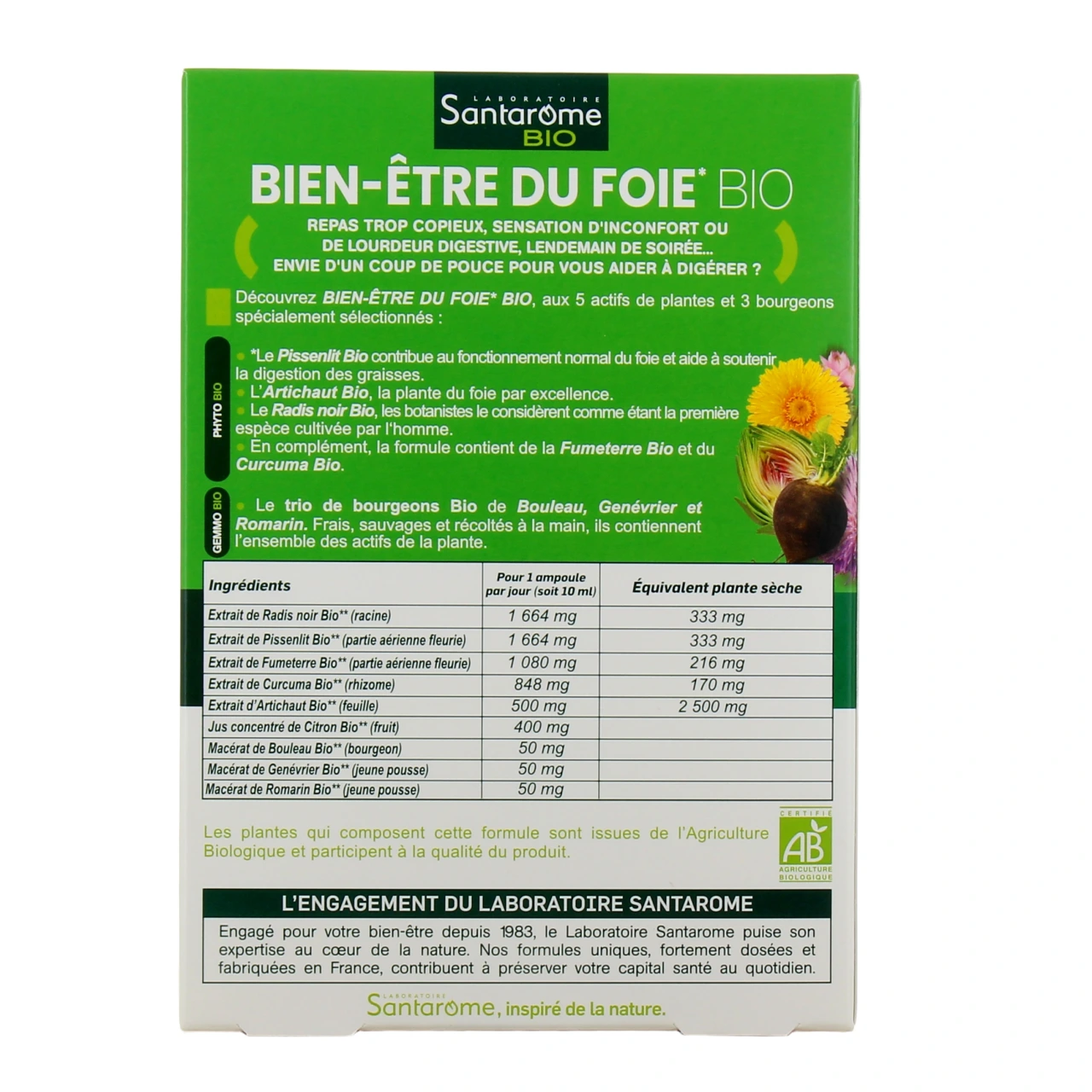 Santarome Bio Bien-Être du Foie - Vue 3