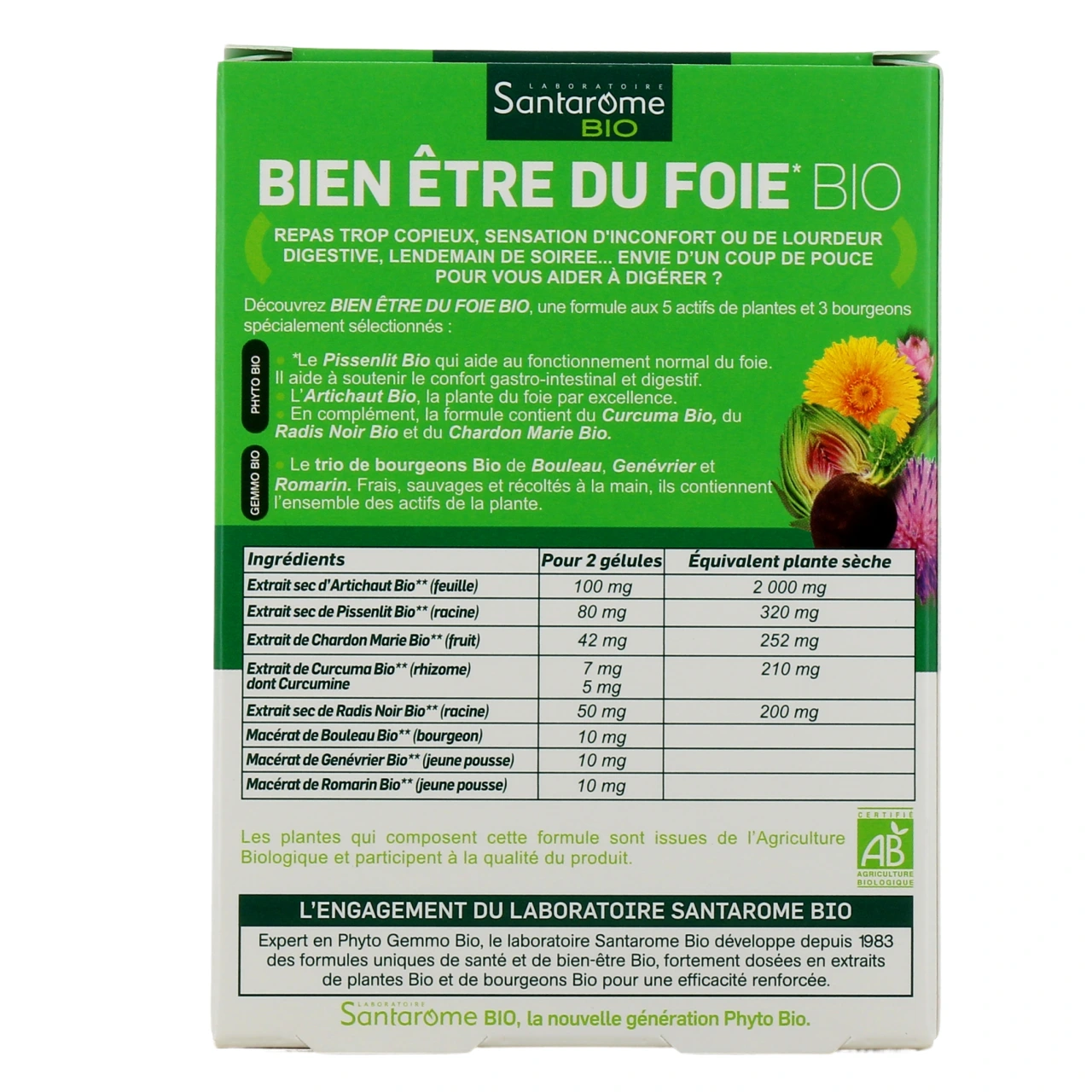 Santarome Bio Bien-Être du Foie - Vue 3