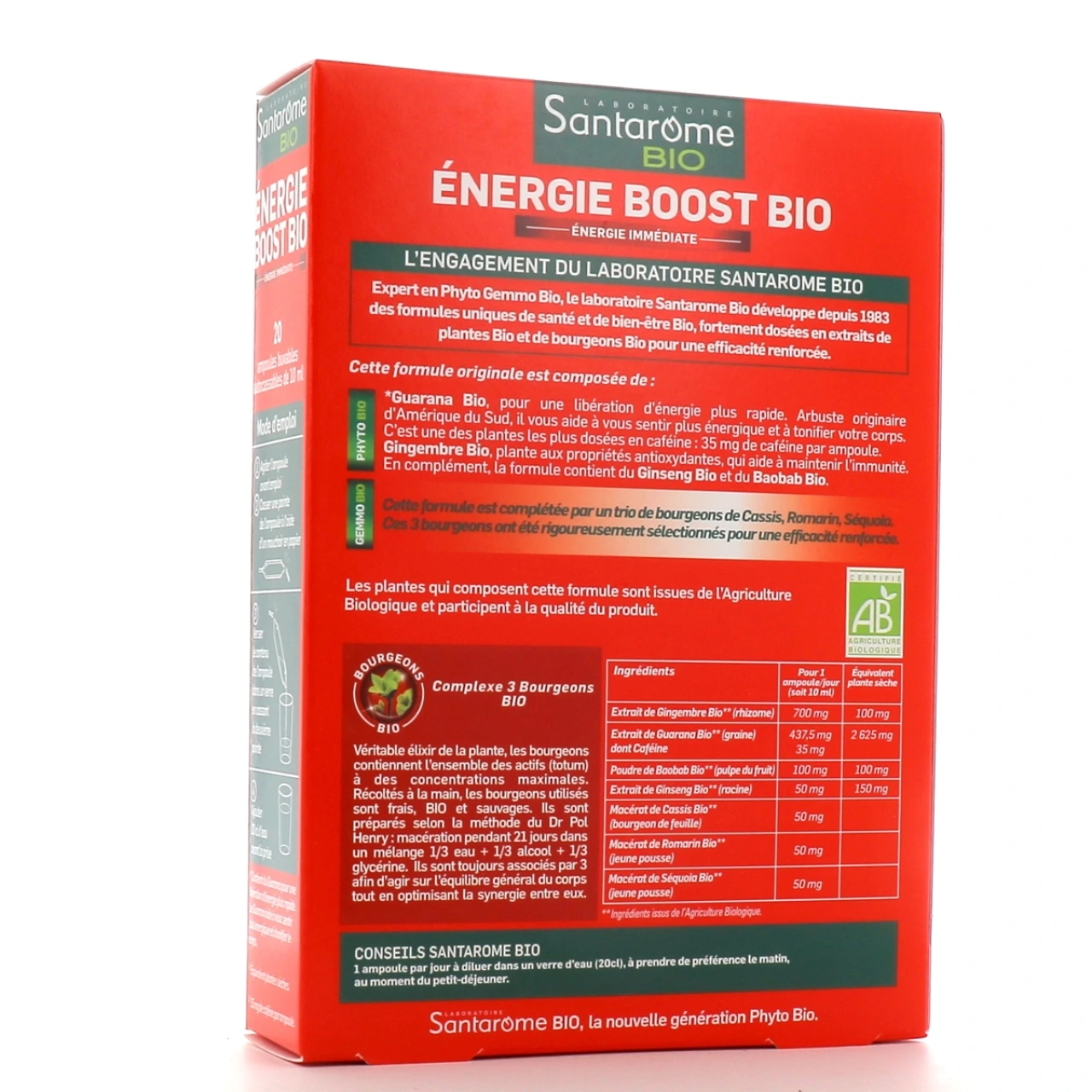Santarome Energie Boost Bio - Vue 2