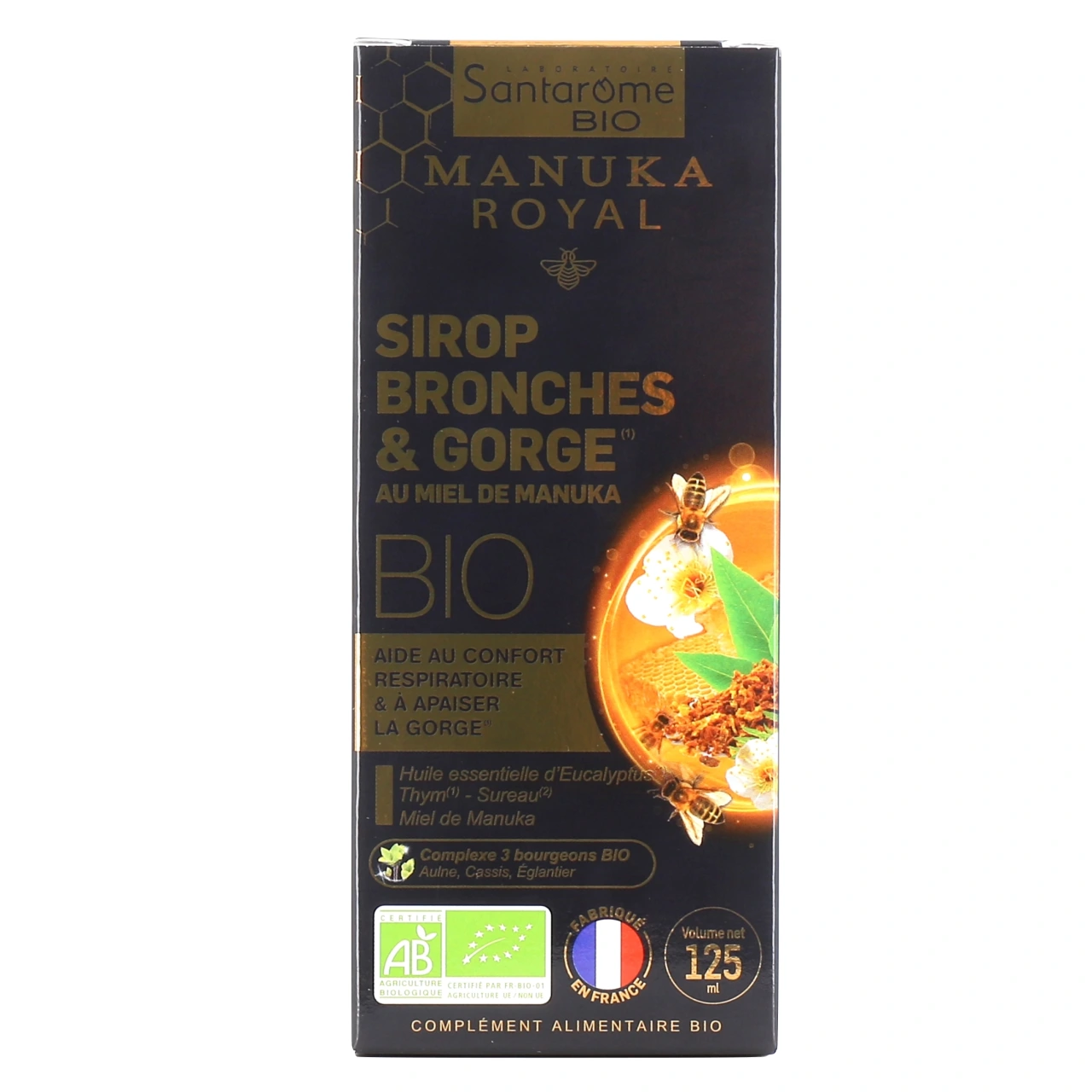 Santarome Sirop Bronches & Gorge au Miel de Manuka Bio - Vue 2